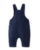 Navy Velour Dungarees & Bodysuit image number 2