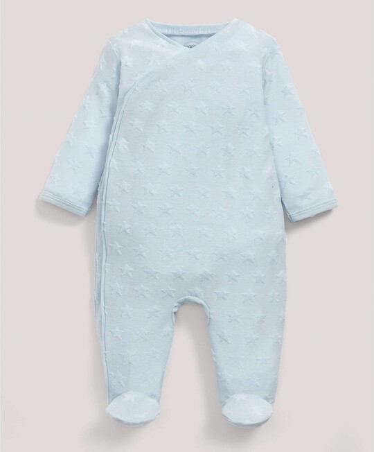 Star Jacquard All-In-One Blue- 6-9 months image number 1