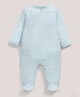 Star Jacquard All-In-One Blue- New Born image number 1