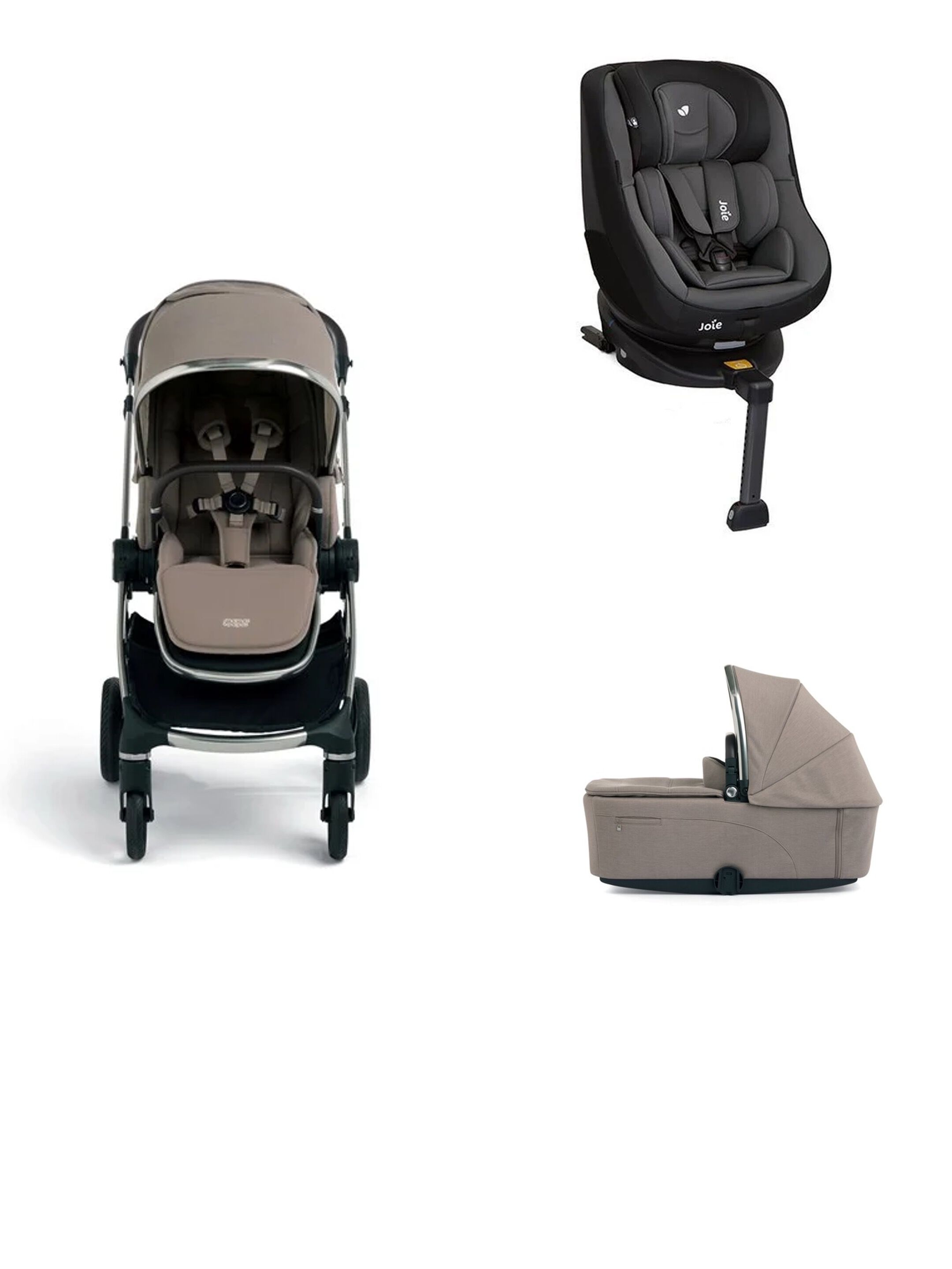 Vardo Storm Pushchair 3 Piece Bundle with Joie Car Seat
