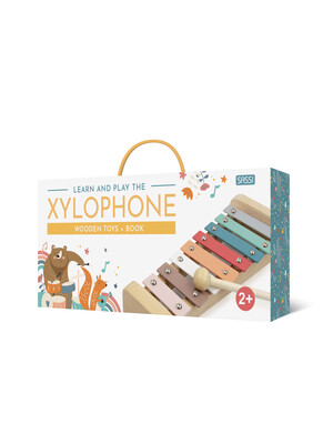 Sassi Book And Wooden Toys - Xylophone