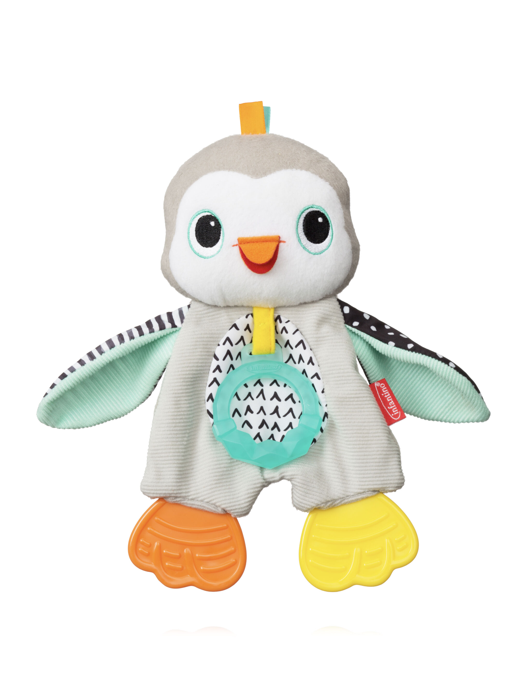 Infantino Cuddly Teether - Penguin