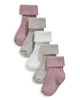 Ribbed Pink Socks Pink Multipack - Set Of 5 image number 1