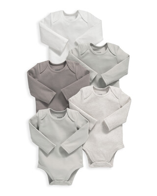 5 Pack Long Sleeve Bodysuits