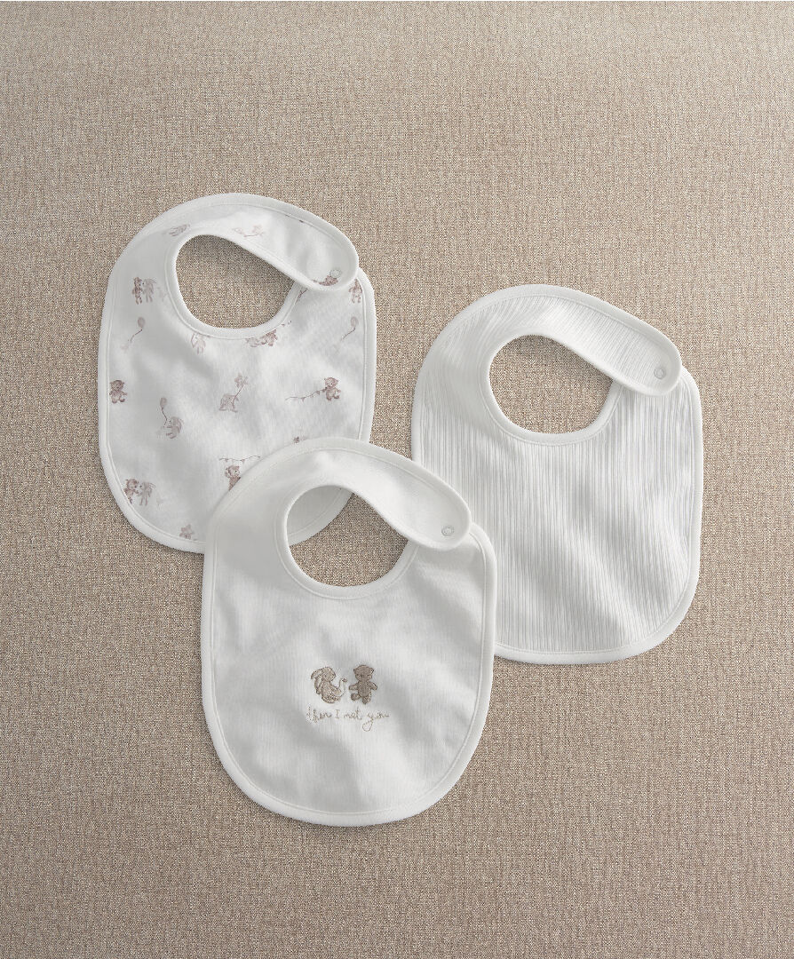 Celebration Print 3pk Bibs image number 1