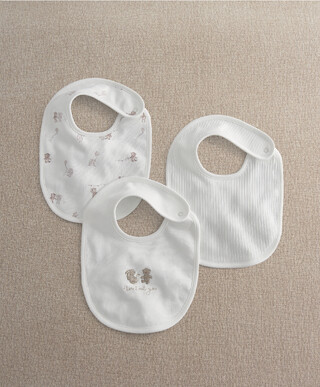 Mamas & Papas Celebration Print 3pk Bibs