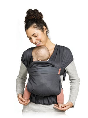 Infantino Hug & Cuddle Adjustable Hybrid Wrap Baby Carrier 