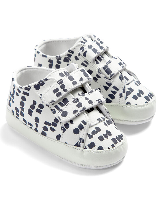 Block Print Velcro Shoes image number 1