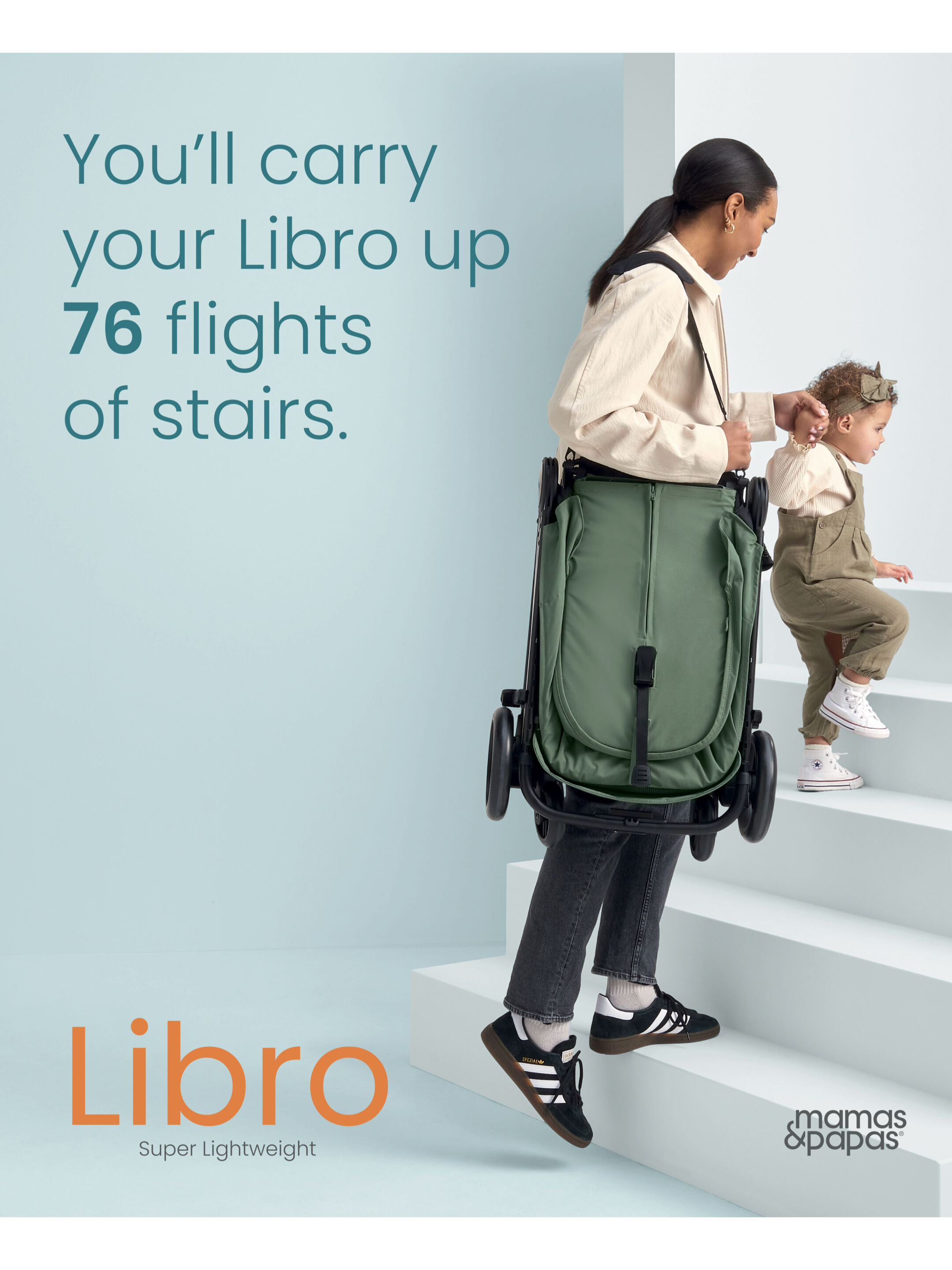 Libro Lightweight Stroller - Bay Green image number 3