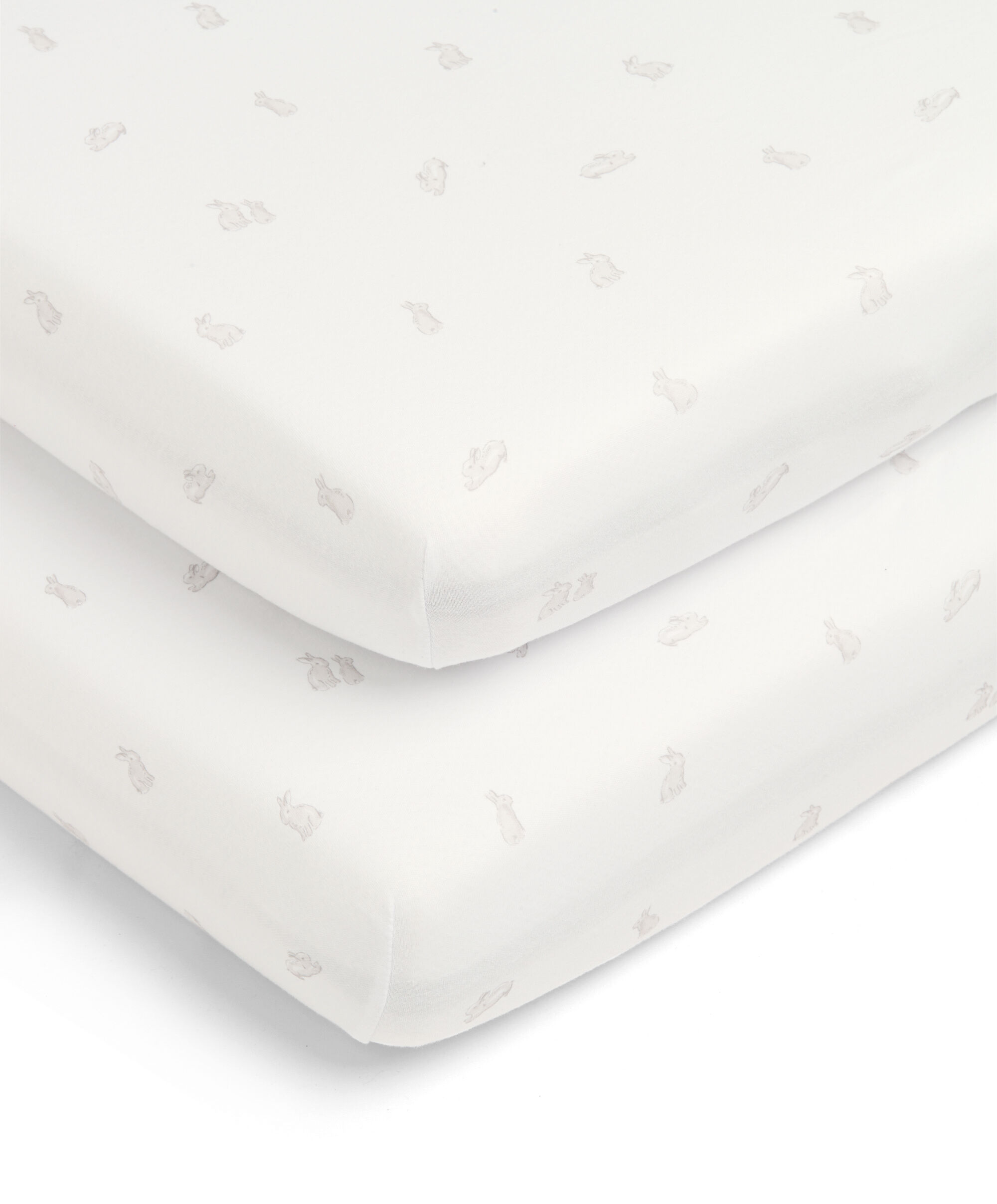 2 Cot/Bed Fitted Sheets - Bunny image number 4
