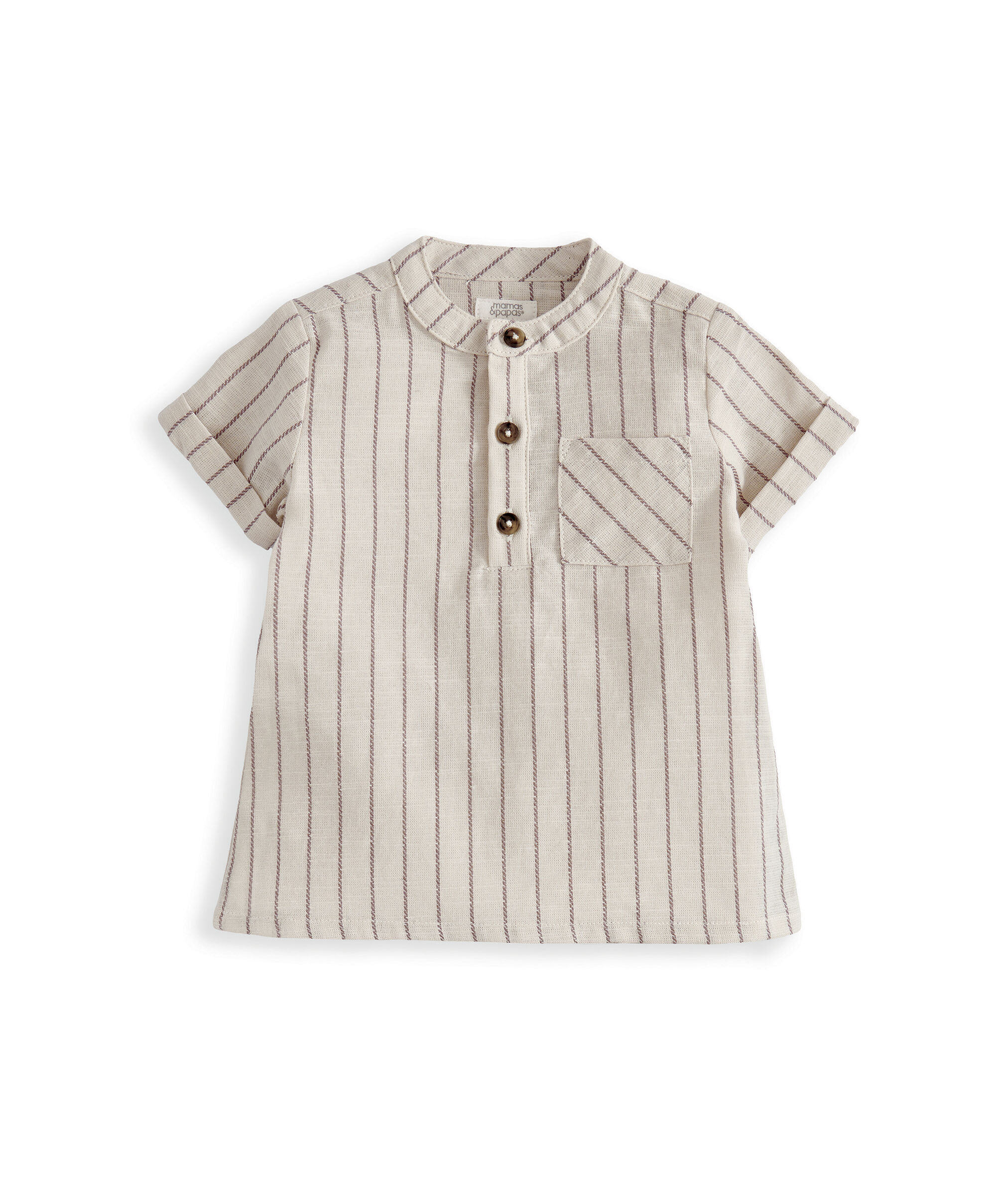 Rust Shirt & Shorts Outfit Set image number 3