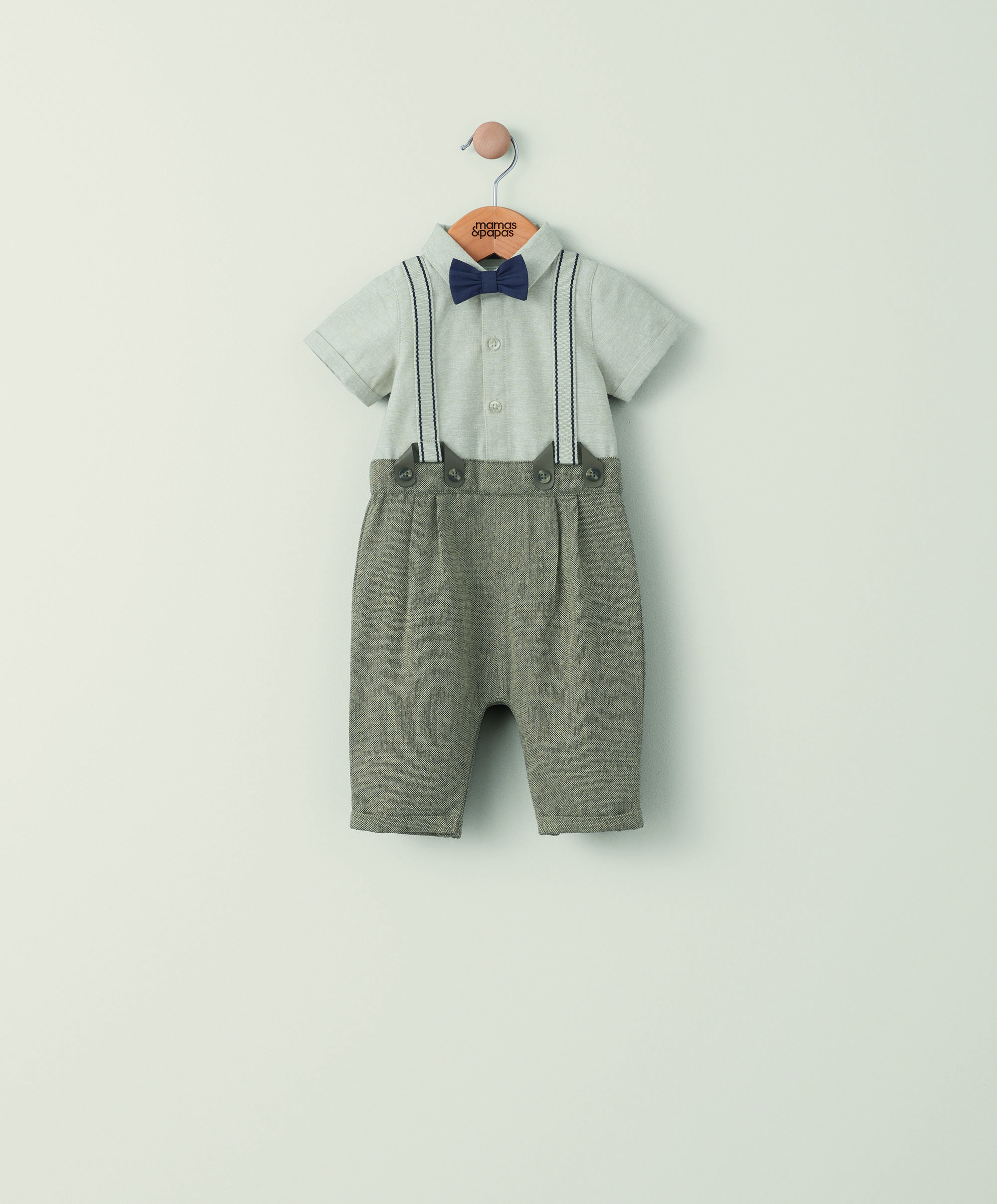 Tweed Mock Romper image number 1