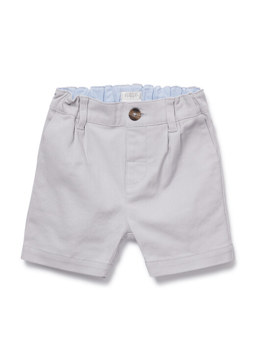 Grey Chino Shorts image number 1