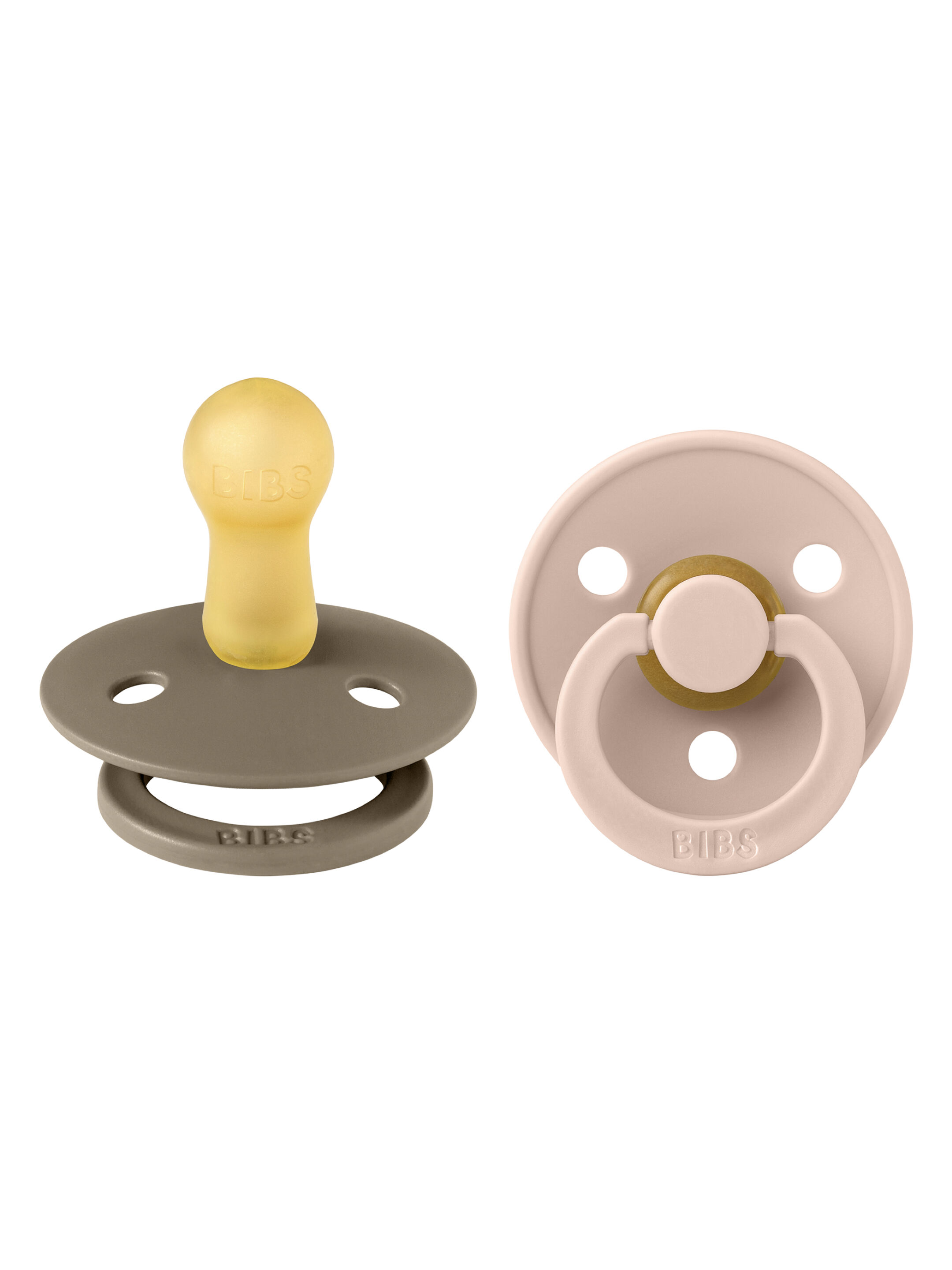 Bibs Colour 2 Pack S2 - Dark Oak/Blush (6+ months) image number 1