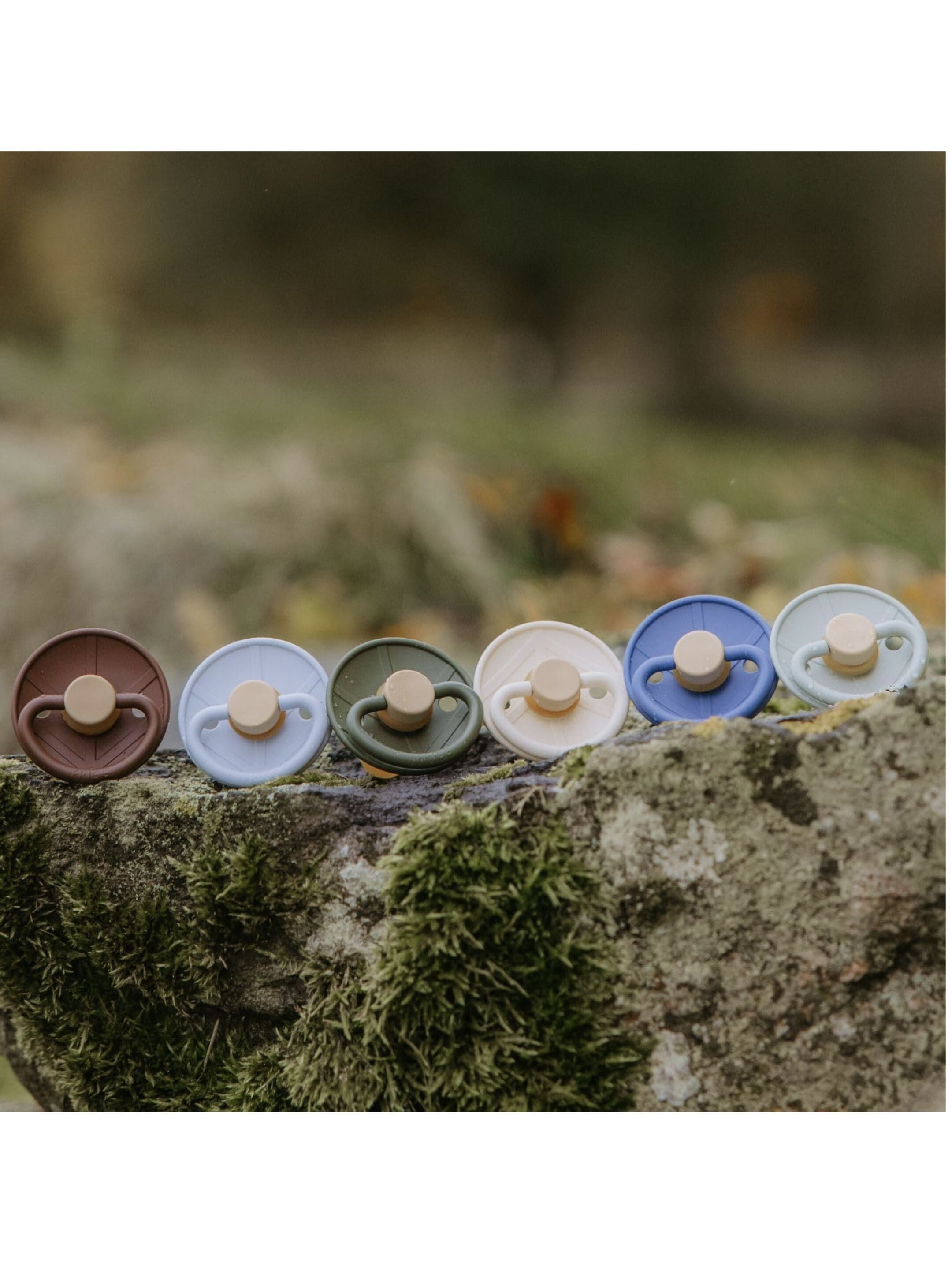 FRIGG Little Viking Silicone Baby Pacifier 6-18M 2-Pack Ocean View/Cream - Size 2 image number 3