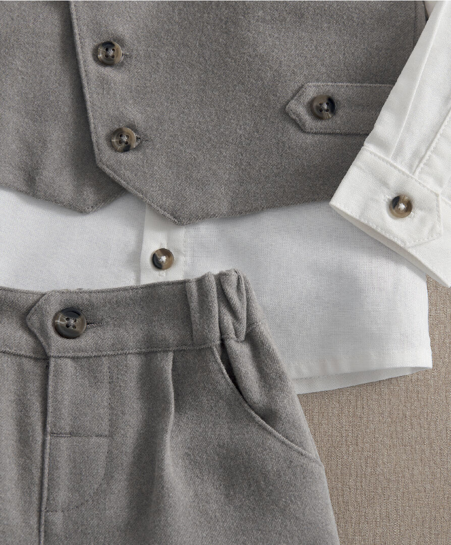 4Pc Asymmetric Suit image number 3