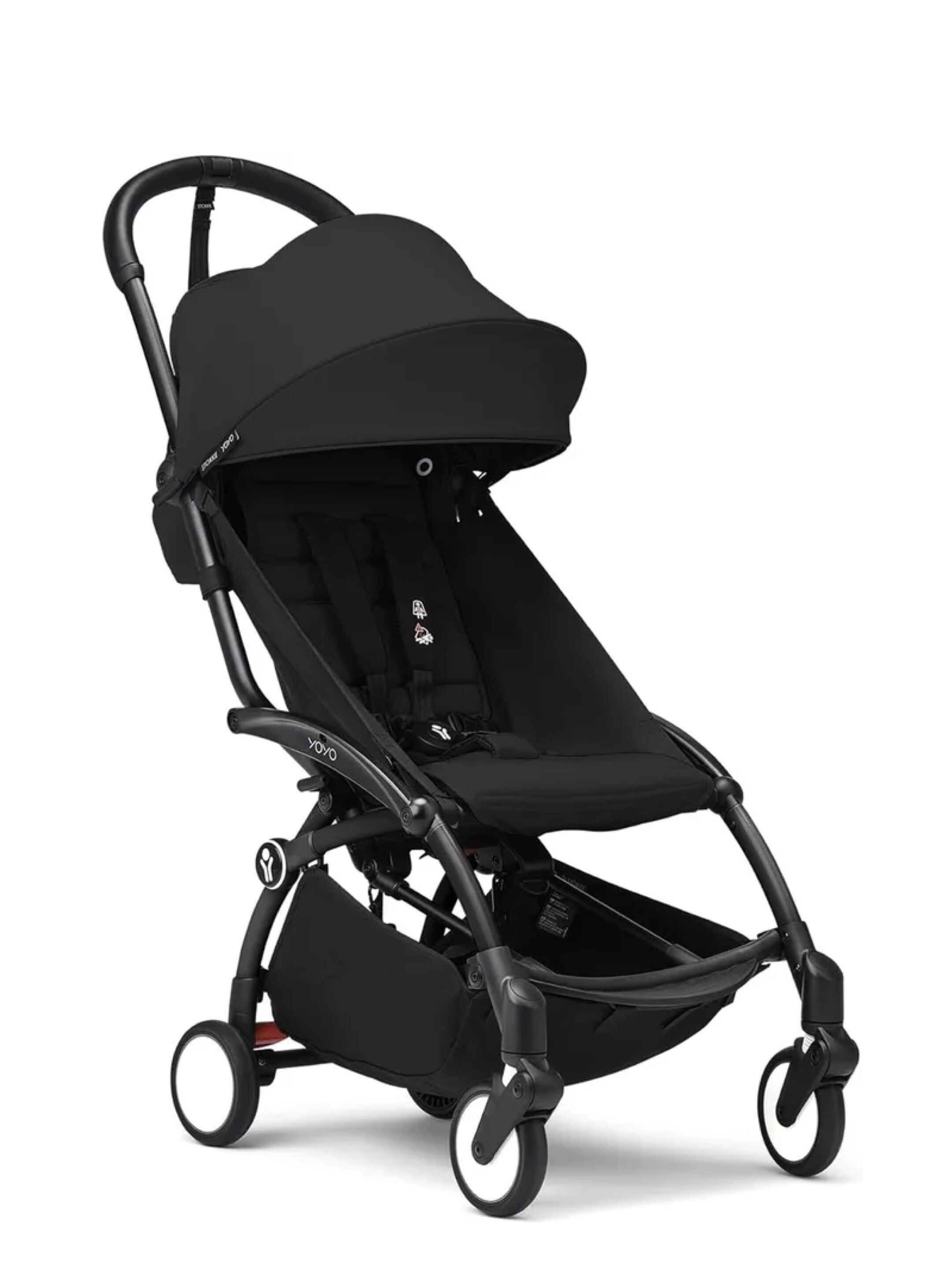 Stokke YOYO3 Black Frame with 6+ Color Pack Aqua (2 Pieces)