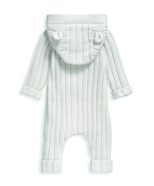 Chunky Knit Ribbed Romper image number 2