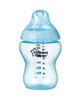 Tommee Tippee Closer to Nature Feeding Bottle, 260ml x 3 - Blue image number 4