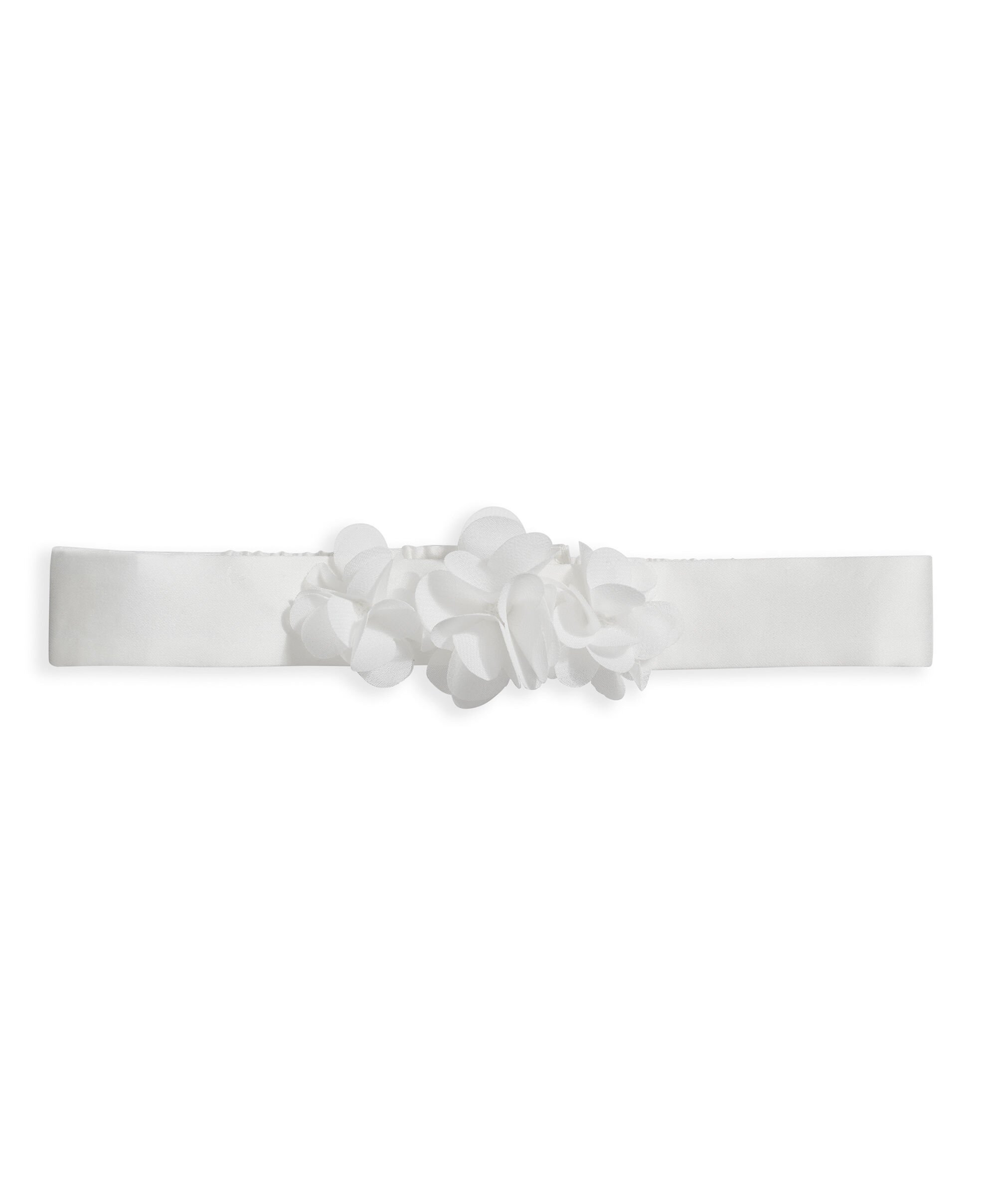 3D Flower Corsage Headband - White