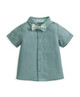 Green Shirt With Floral Bowtie image number 2