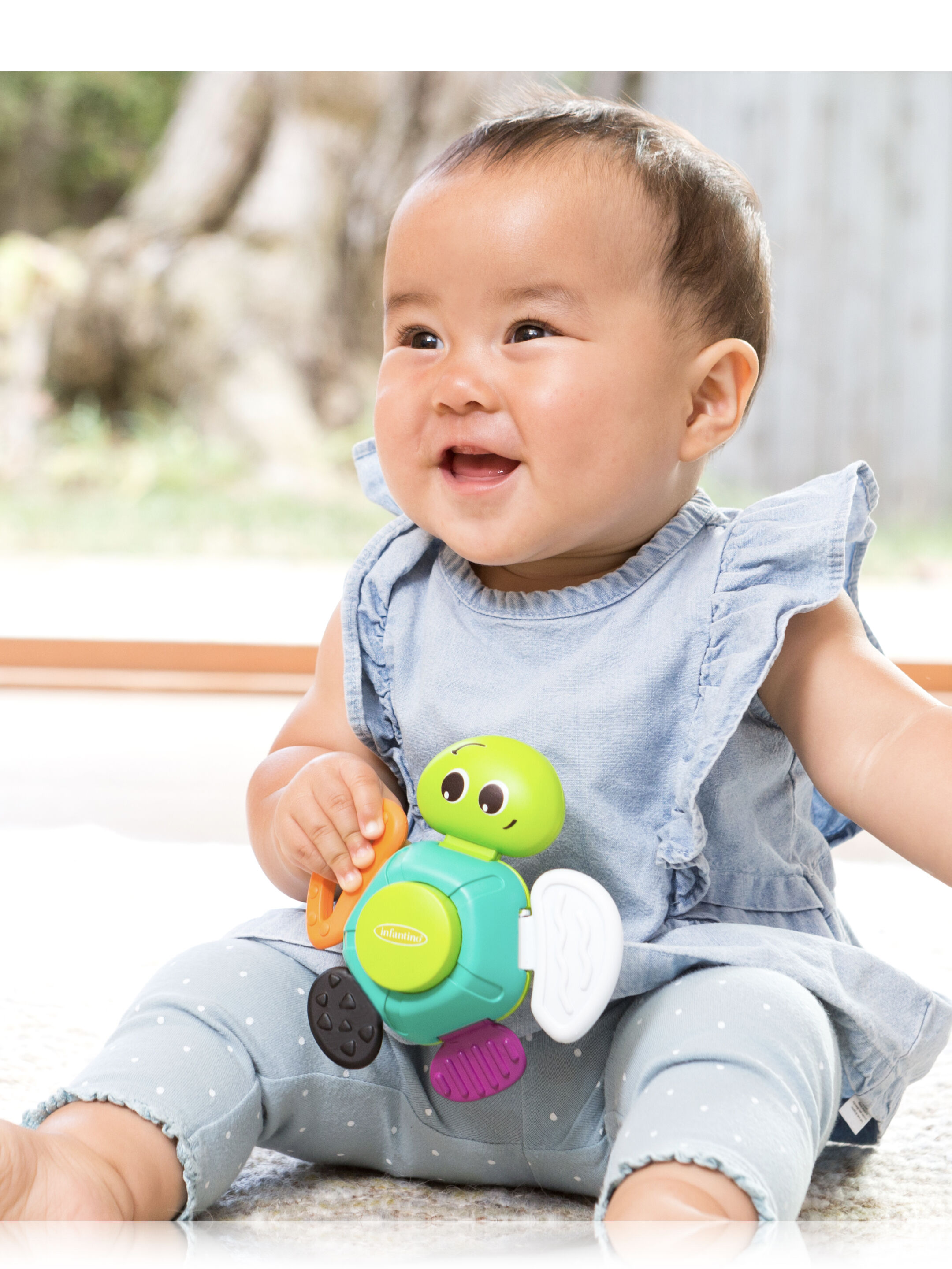 Infantino Turtle Rattle