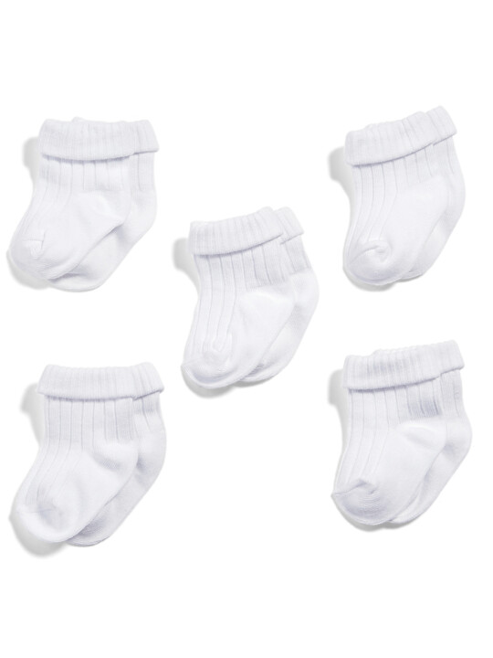 White Socks (Pack of 5) image number 1