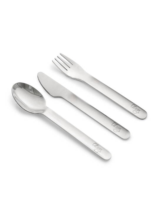 Citron Stainless Steel Cutlery with Pouch Blush Pink image number 2
