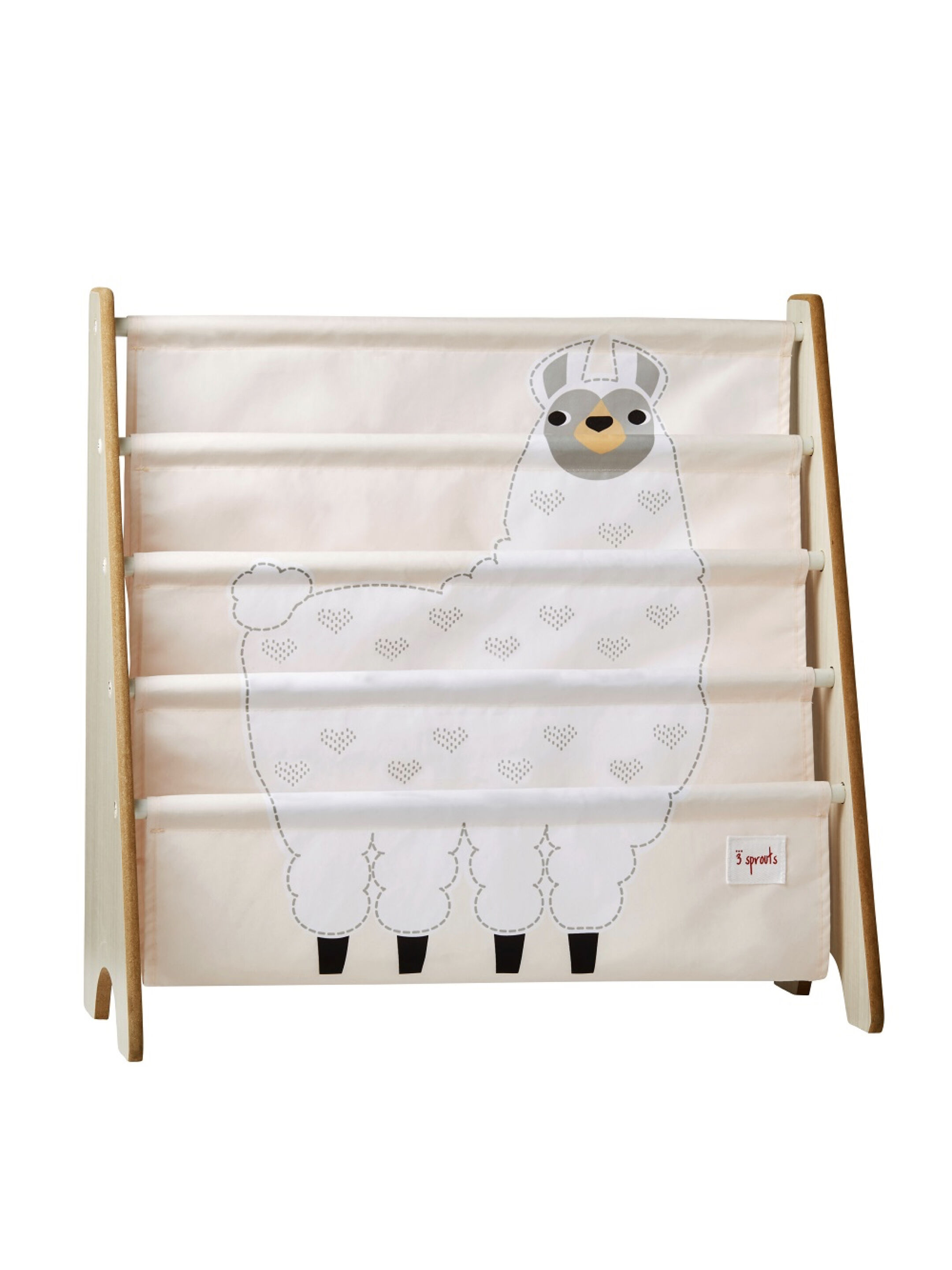 3 Sprouts Book Rack - Llama