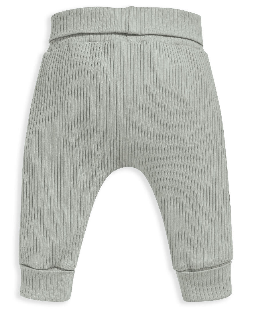 Organic Cotton Green Ribbed Leggings image number 2