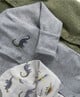 Jersey Cotton Dinosaur Sleepsuits 3 Pack image number 2