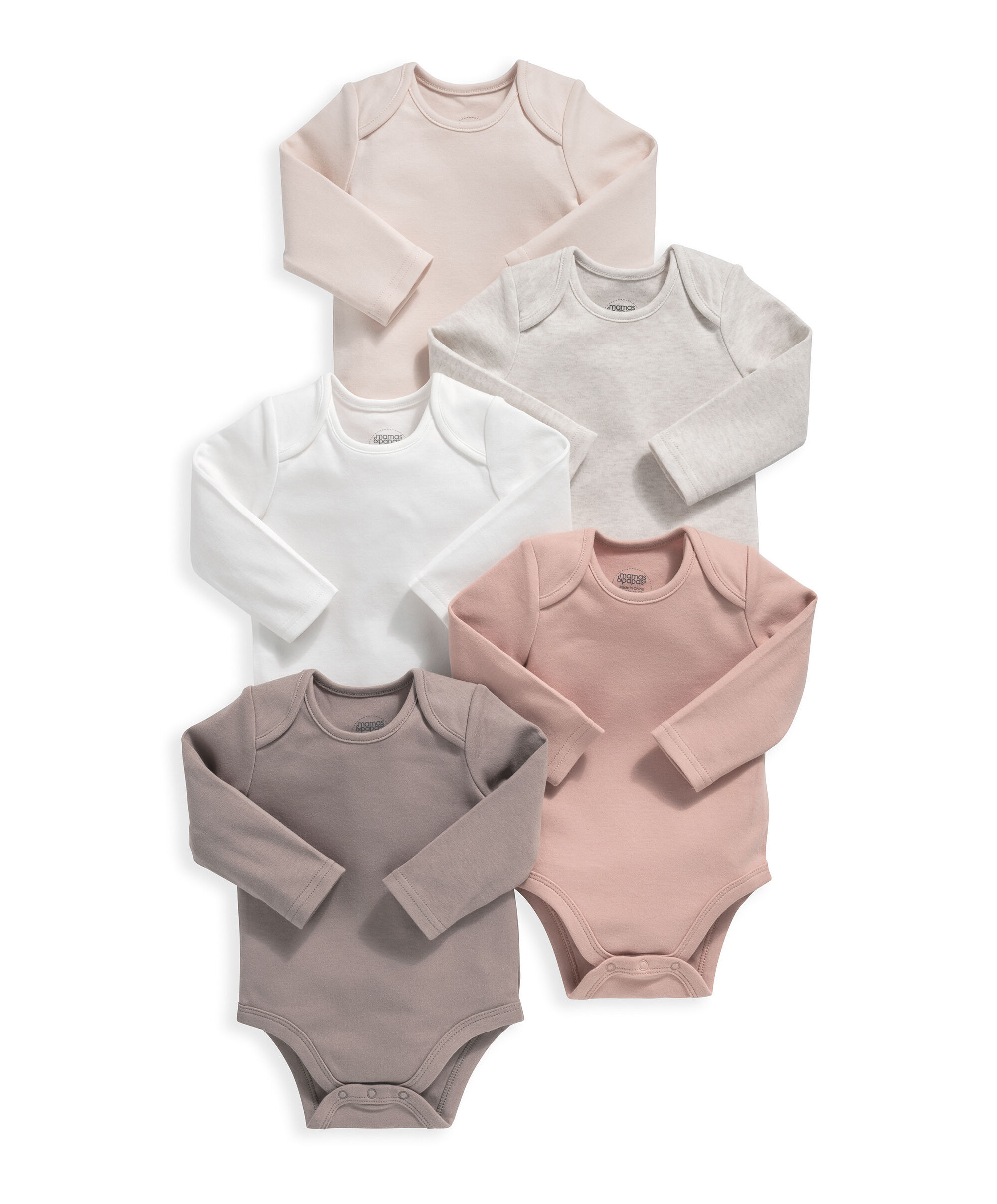 5 Pack Long Sleeve Bodysuits image number 1