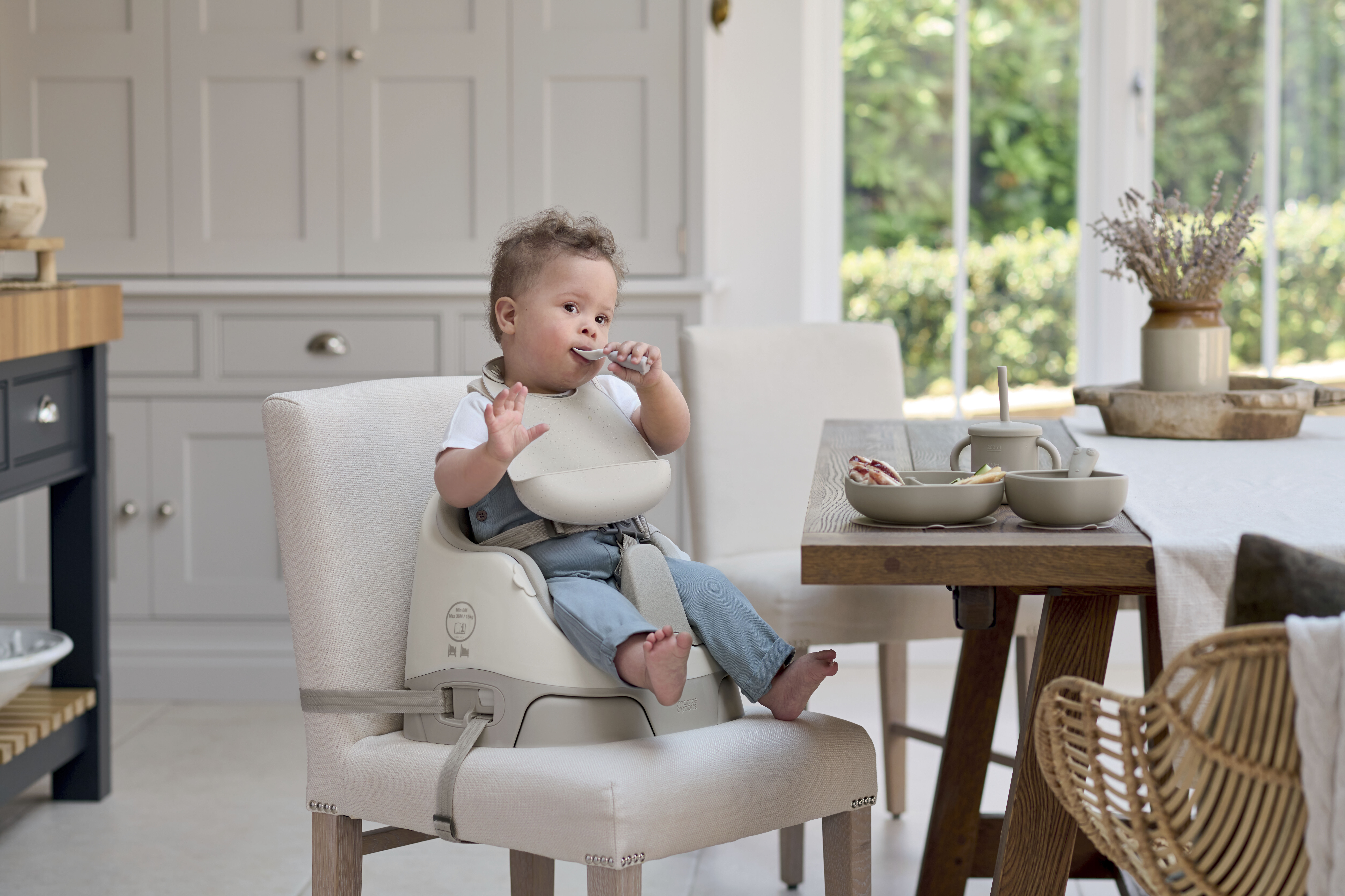 First Mealtime Silicone Set 4Pc - Truffle image number 4