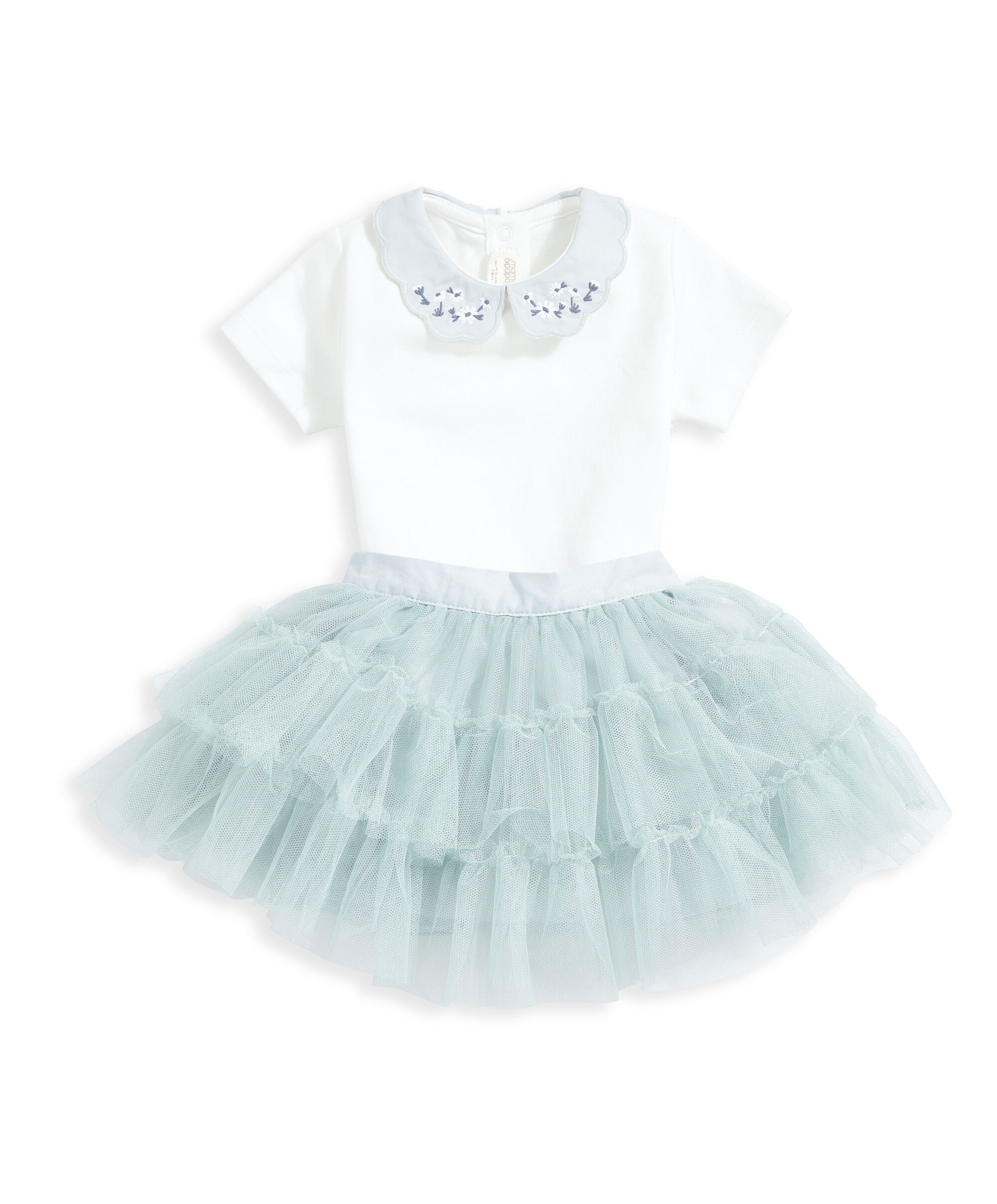 Eid Bodysuit & Tutu Outfit Set - Green image number 2