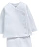 2 Piece Ribbed Wrap Set White image number 5