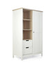 Harwell 4 Piece Cotbed with Dresser Changer, Wardrobe, and Essential Fibre Mattress Set- White image number 19