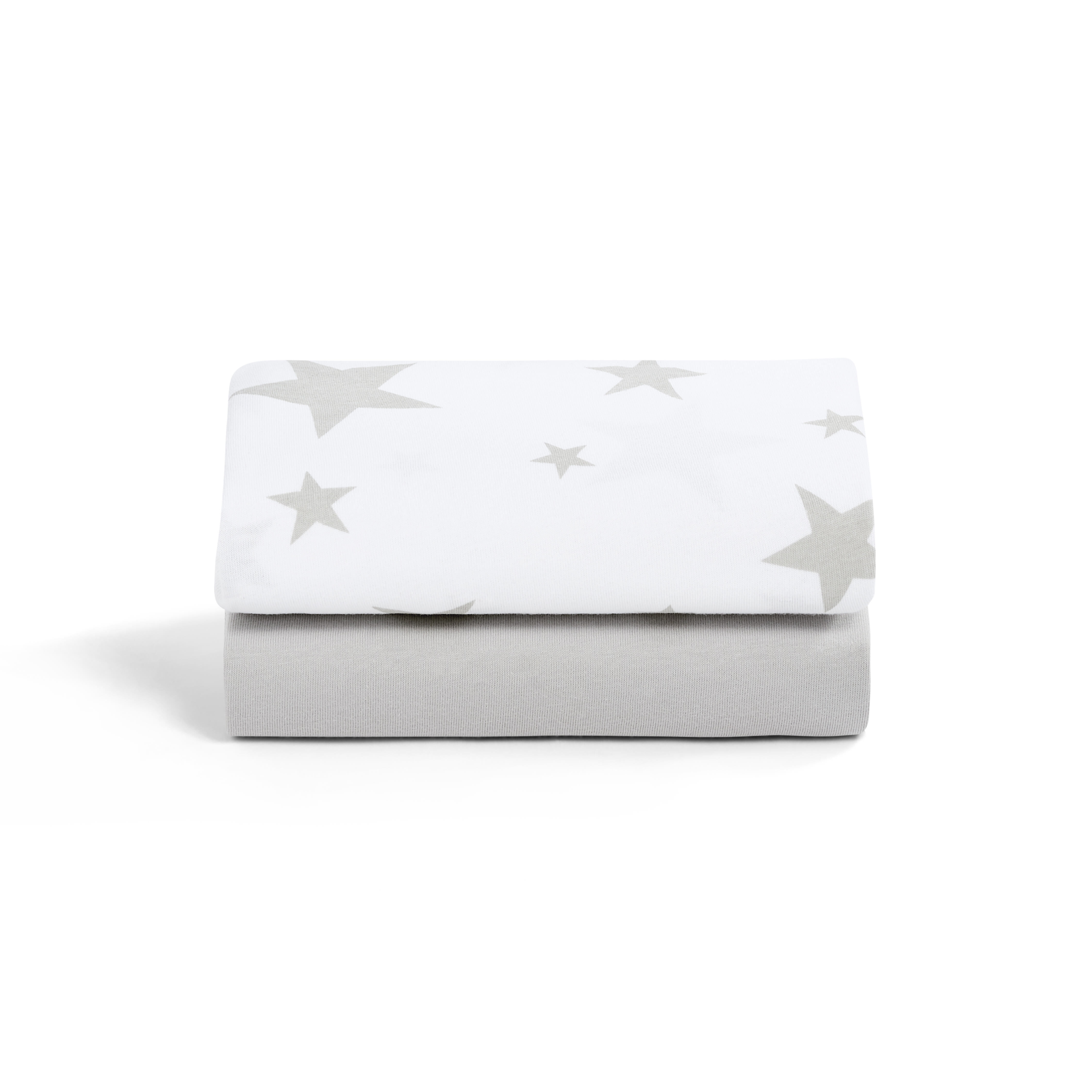 2 Pack Crib Fitted Sheets - Stars image number 1