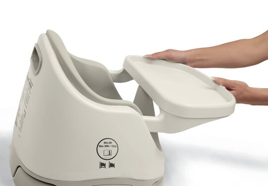 Bug 3-in-1 Floor Booster Seat with Activity Tray Clay