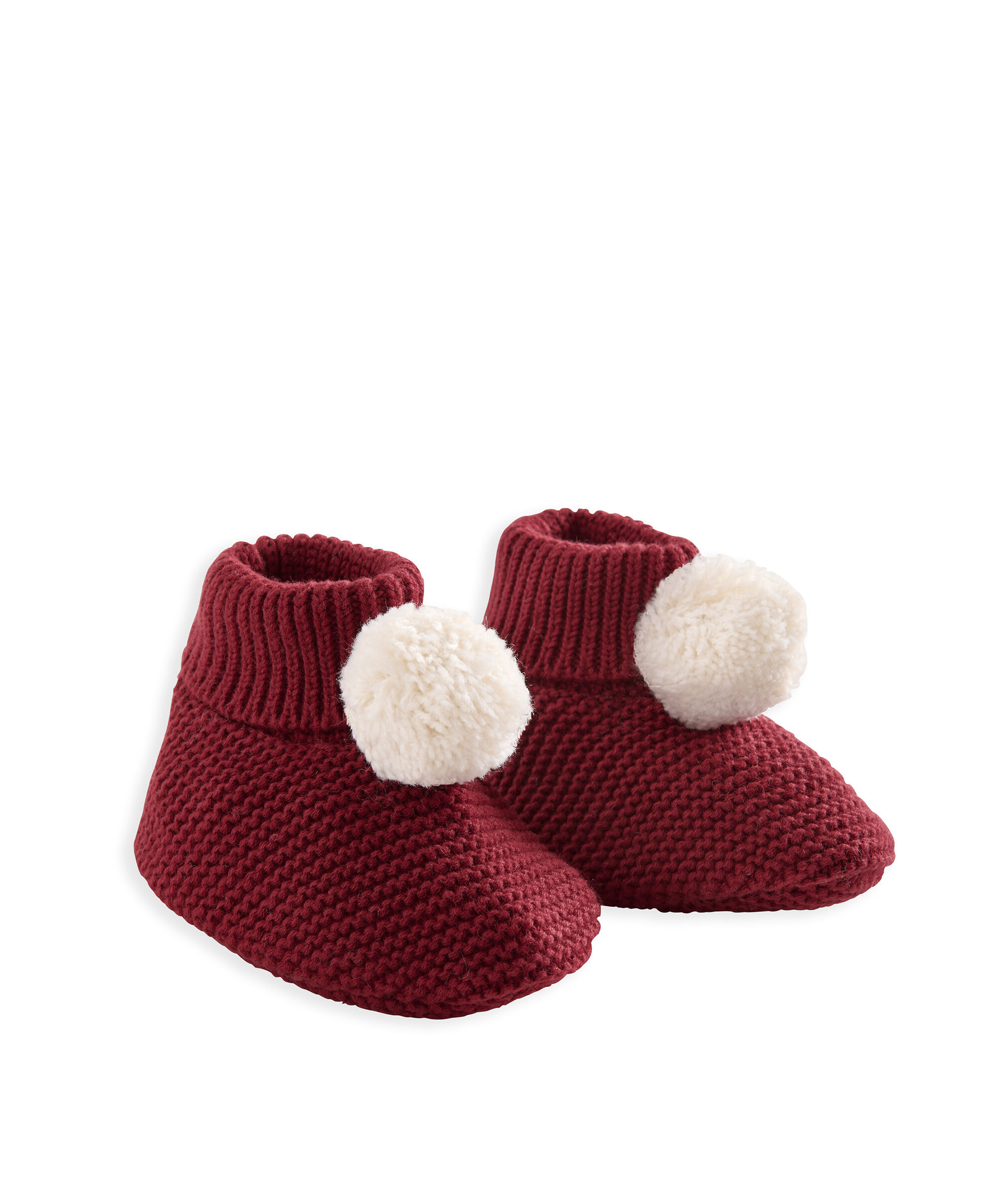 Red Pom Pom Booties image number 5