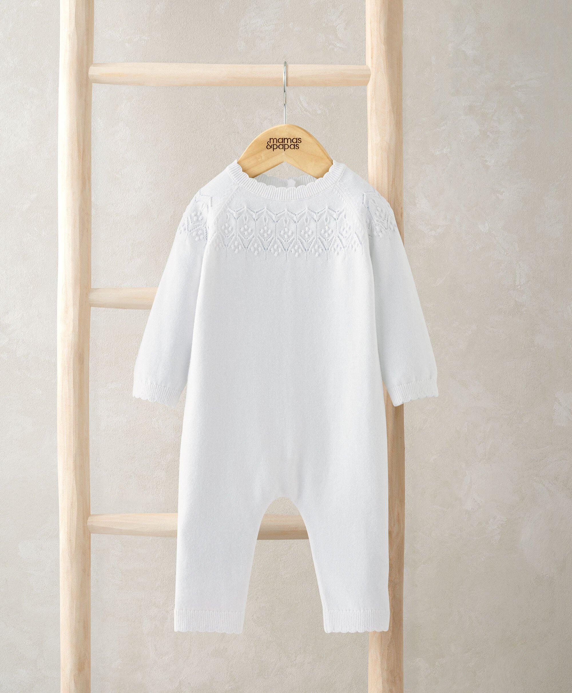 Pointelle Knitted Romper