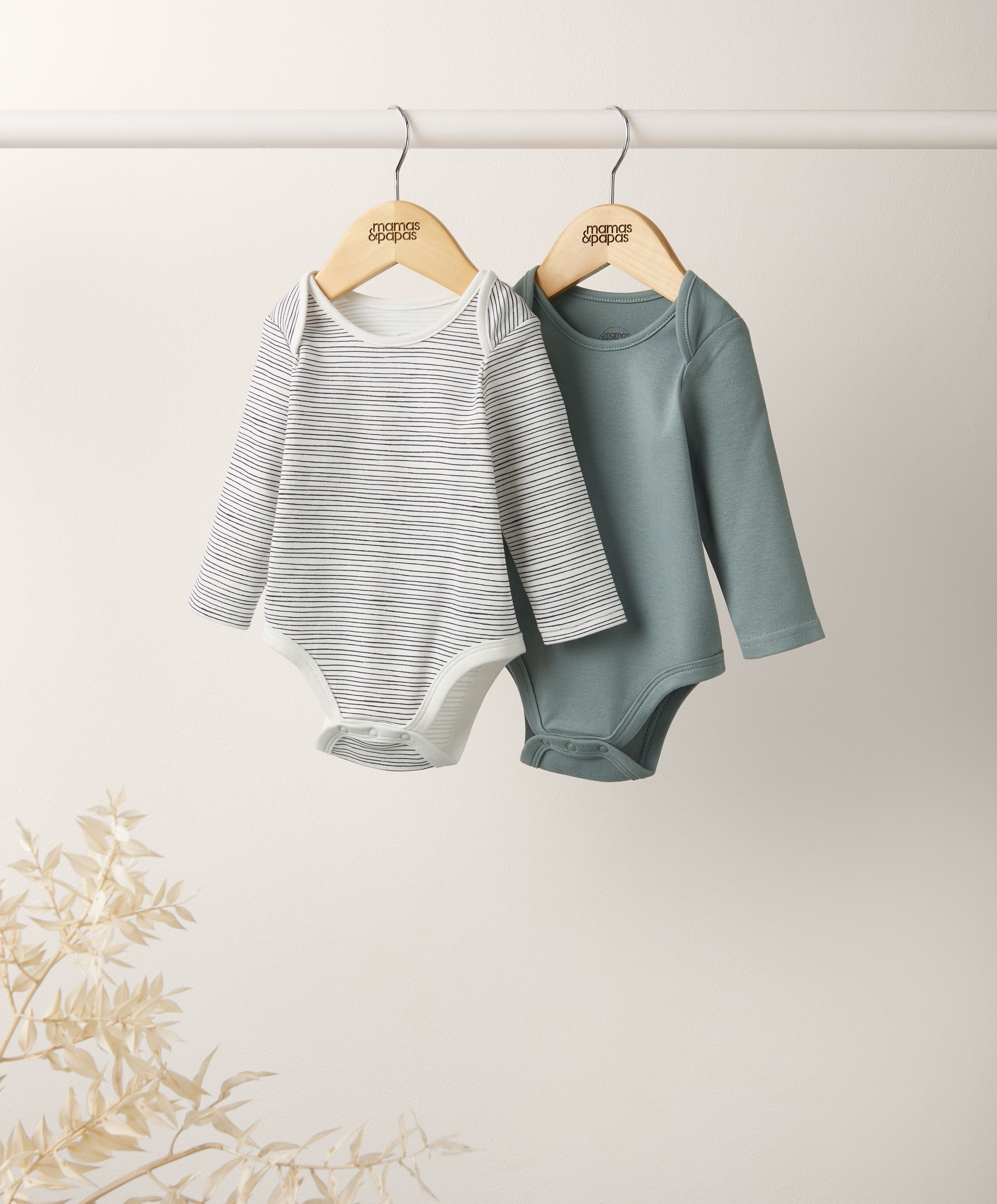 2 Pack Stripe Bodysuit Set image number 4