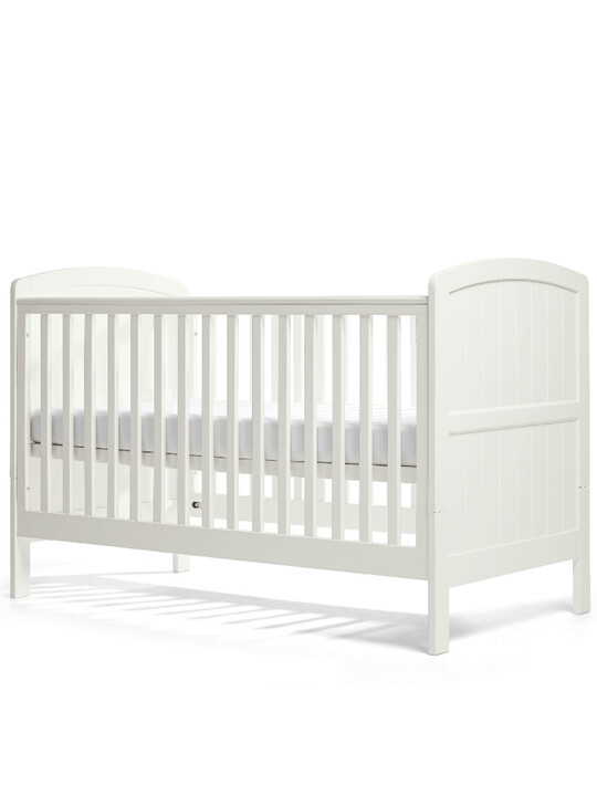 Dover Adjustable Cot to Toddler Bed - White image number 1