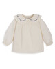 Embroidered Collar Blouse image number 1