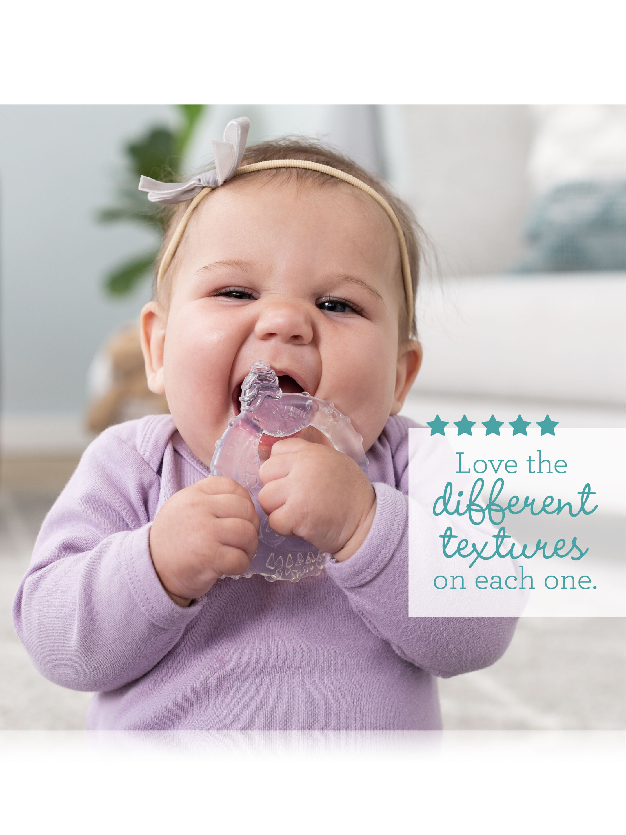 Infantino Crystal Clear Teething Stages Gift Set image number 7