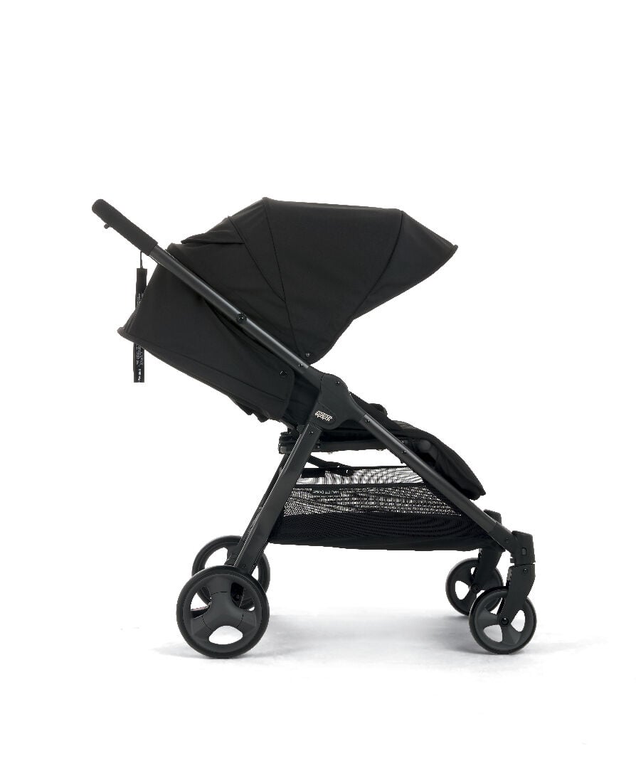 Armadillo Twin Folding Pushchair - Black