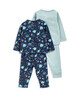 2 Pack Long Sleeve Space Pyjamas Set image number 3