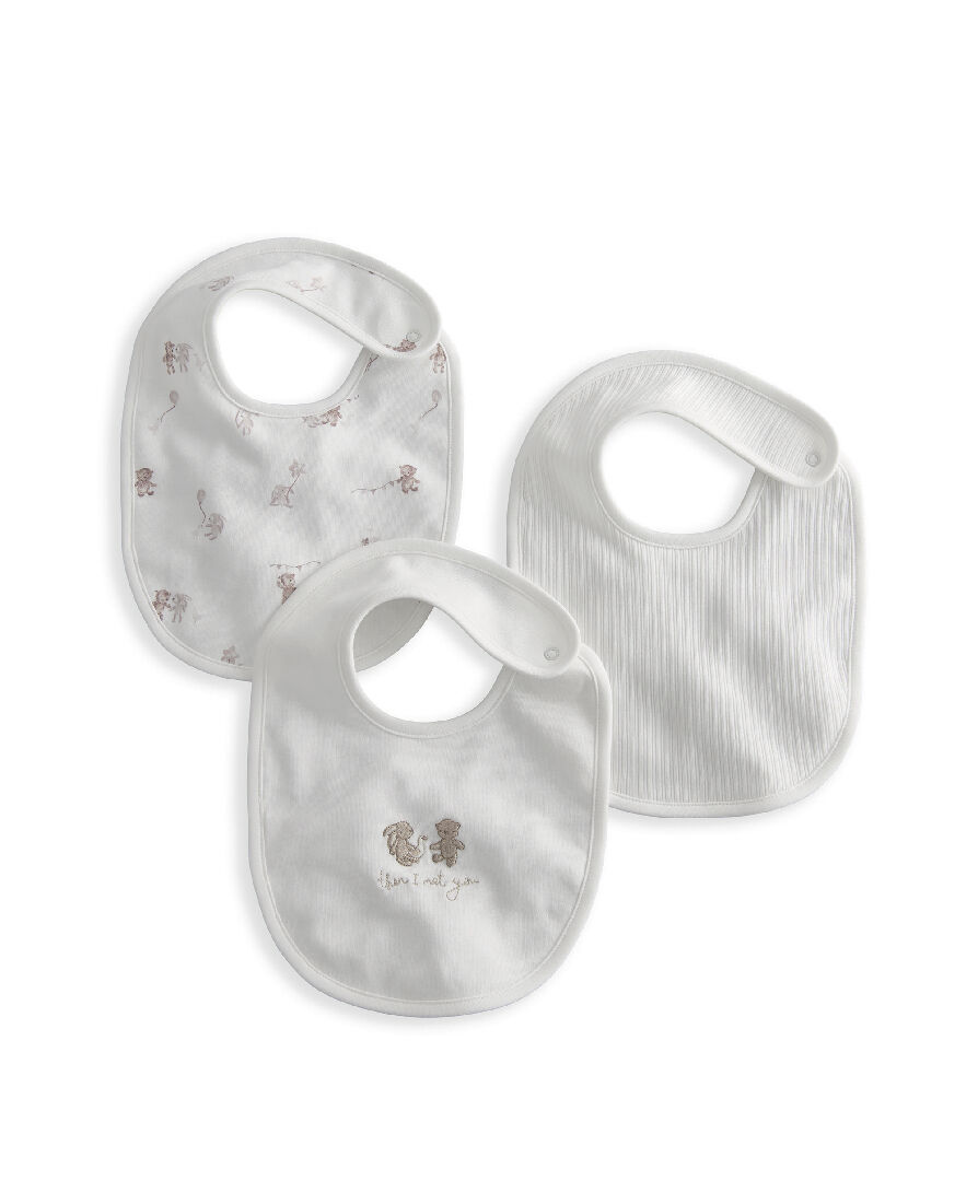 Celebration Print 3pk Bibs image number 3