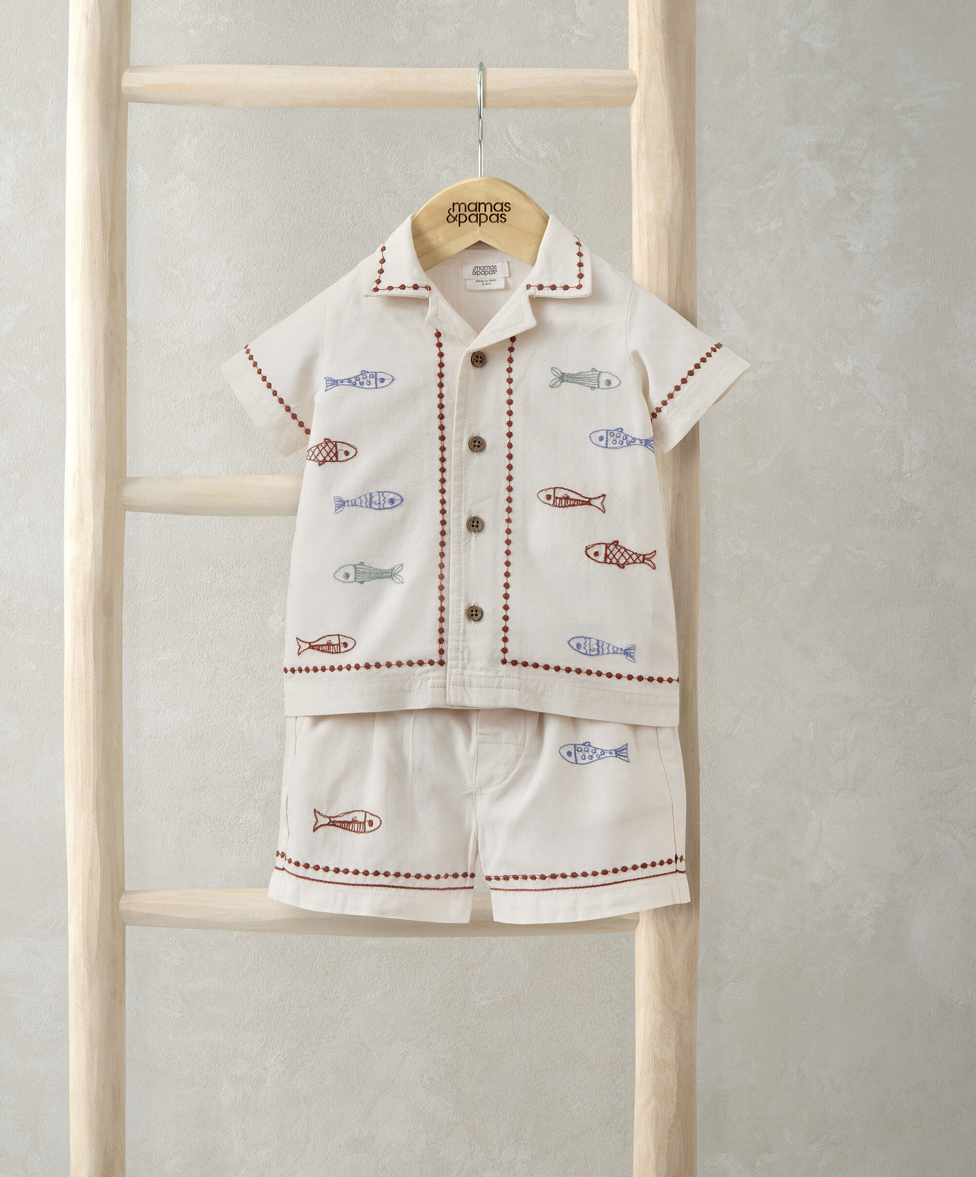 Sardine Linen Top & Shorts Set