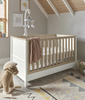 Harwell Cot Bed White/Oak image number 2