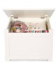 Versatile Nursery Storage Box with Protective Hinge - Ivory image number 2